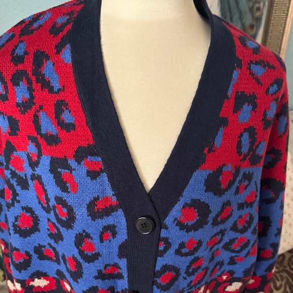 FARM Rio Leopard Cardigan - Picture 2 of 11